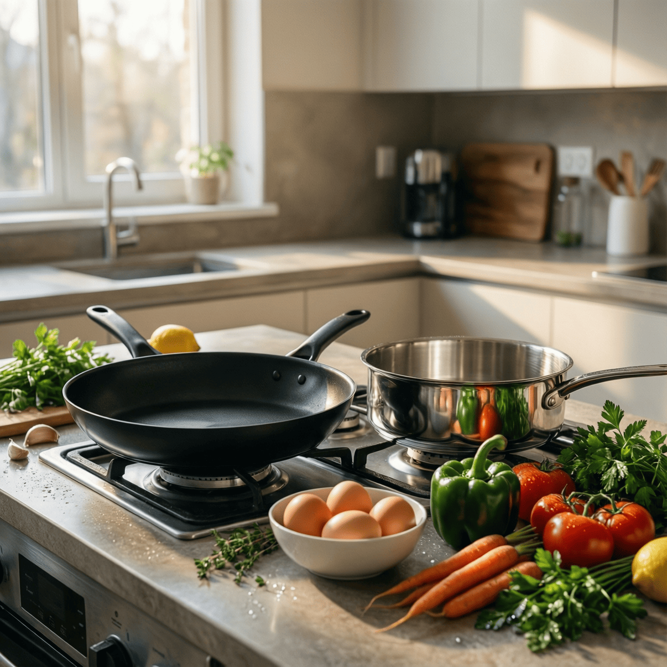 Panelas Antiaderentes vs. Aço Inox: Qual a Melhor Opção para o Seu Dia a Dia?